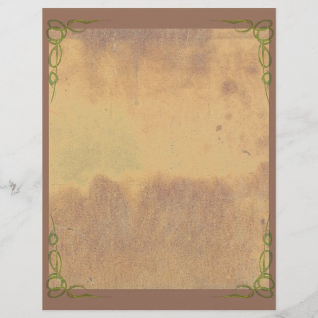 Steampunk letter custom letterhead (Front)