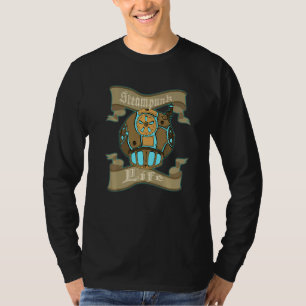 Steampunk Life Scifi Mechanical Gear T-Shirt