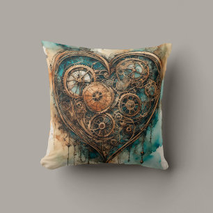 Steampunk Love  Cushion