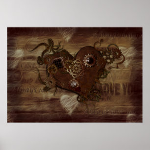 Steampunk Love Poster