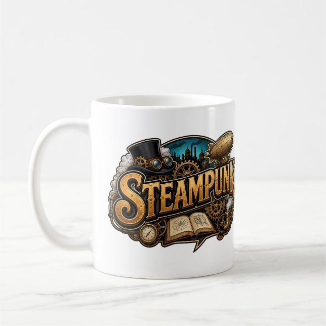 Steampunk Lovers Coffee Mug (Left)