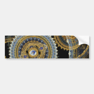 Steampunk machine bumper sticker