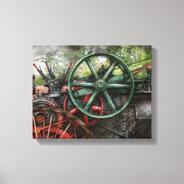 Steampunk - Machine - Transportation of the future Canvas Print (Front)