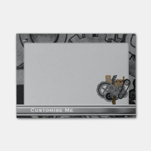 Steampunk Machinery (Full Colour) Post-it Notes