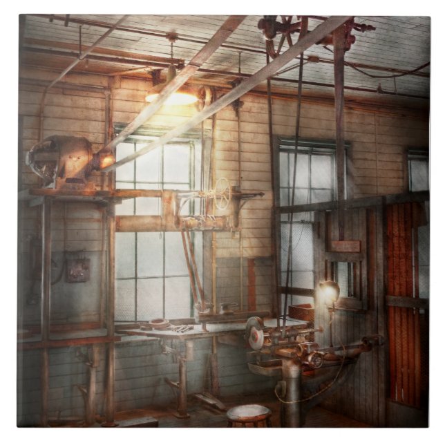Steampunk - Machinist - The grinding station Tile (Front)