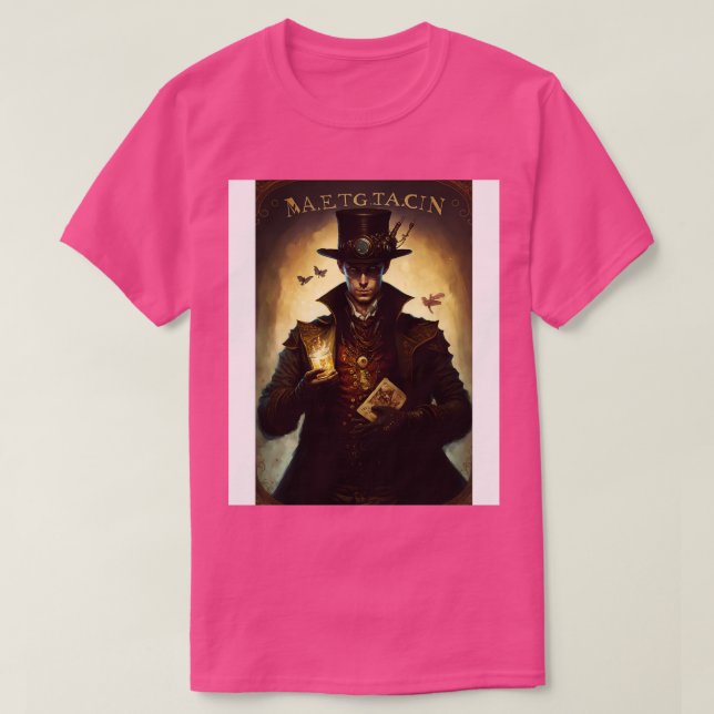 Steampunk Magician Tarot d 1 T-Shirt (Design Front)