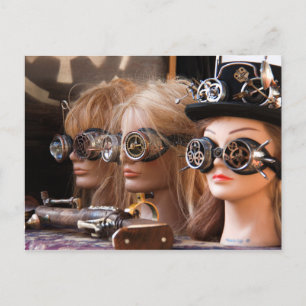 Steampunk Mannequins Postcard