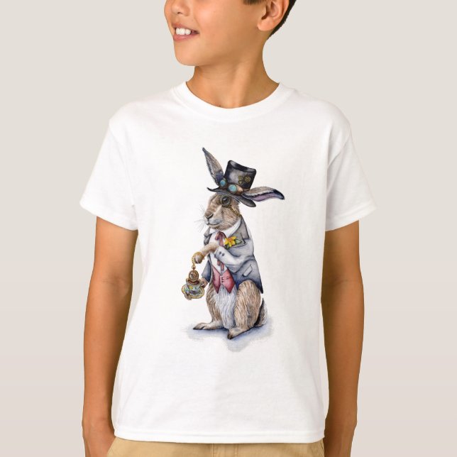 Steampunk March Hare T-Shirt (Front)