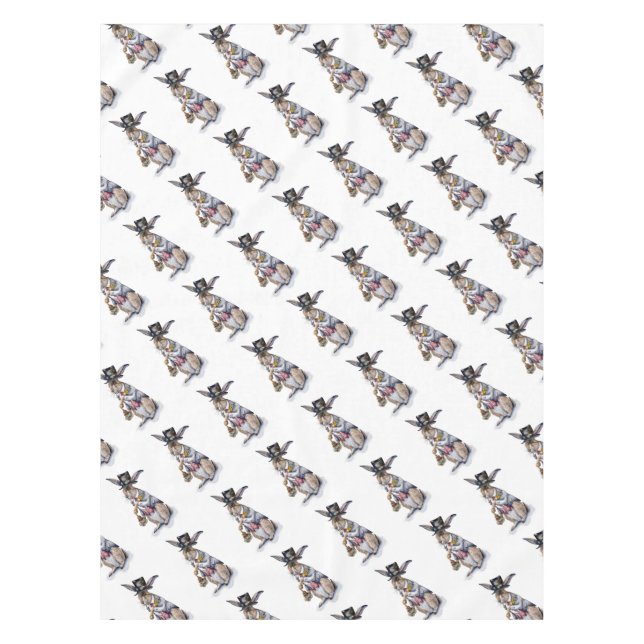 Steampunk March Hare Tablecloth (Front)