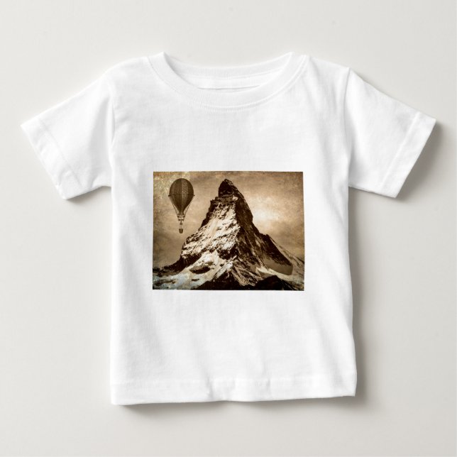 Steampunk Matterhorn Baby T-Shirt (Front)