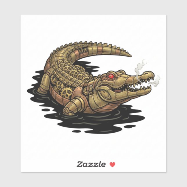 Steampunk Mechanical Alligator Clockwork (Sheet)