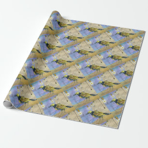 Steampunk Mechanical Bird Engineering Father's Day Wrapping Paper