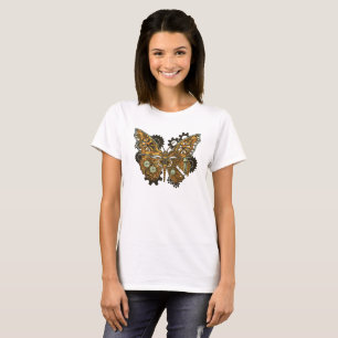 Steampunk Mechanical Butterfly Wings  T-Shirt