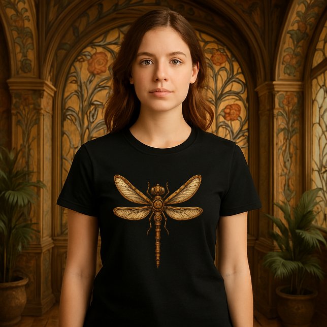 Steampunk Mechanical Dragonfly T-Shirt (Creator Uploaded)