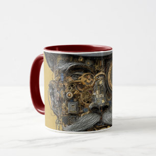 Steampunk Mechanical Gentleman Mug