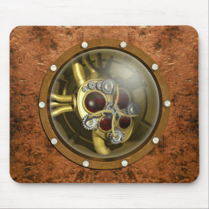 Steampunk Mechanical Heart Mouse Mat