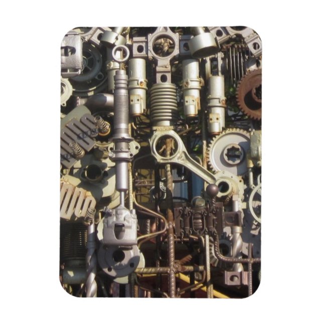 Steampunk mechanical machinery machines magnet (Vertical)