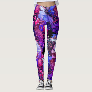 Steampunk Mermaid Princess Customised Tight Leggings