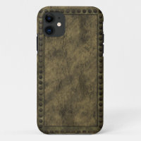 Steampunk Metal and Studs Panel iPhone Case