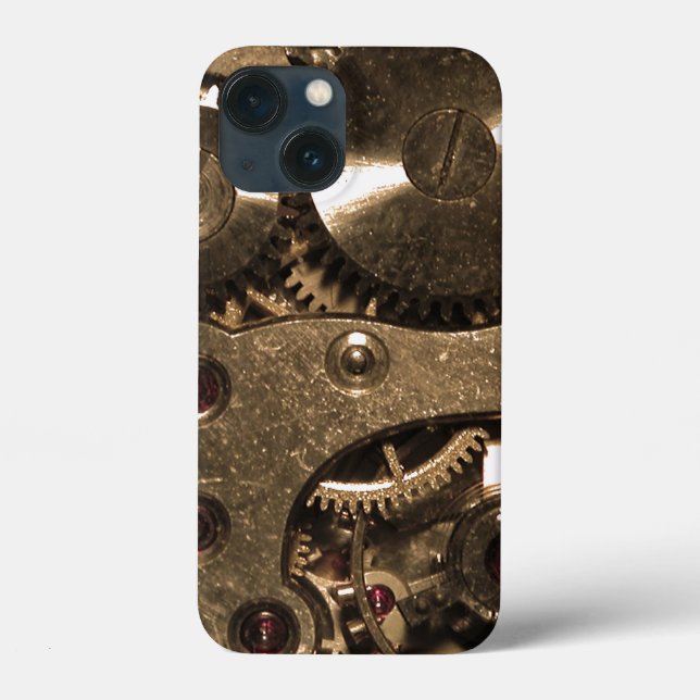 Steampunk Metal Clock Gears Case-Mate iPhone Case (Back)