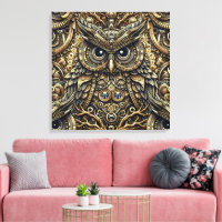 Steampunk Metal Gears and Owl