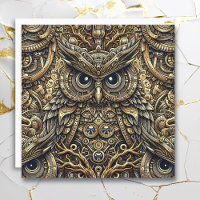 Steampunk Metal Gears and Owl