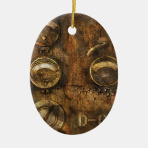 SteamPunk - Metres D-66 Ceramic Tree Decoration