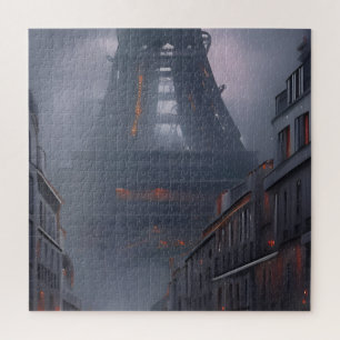 Steampunk Michele's Eiffel Tower Jigsaw Puzzle