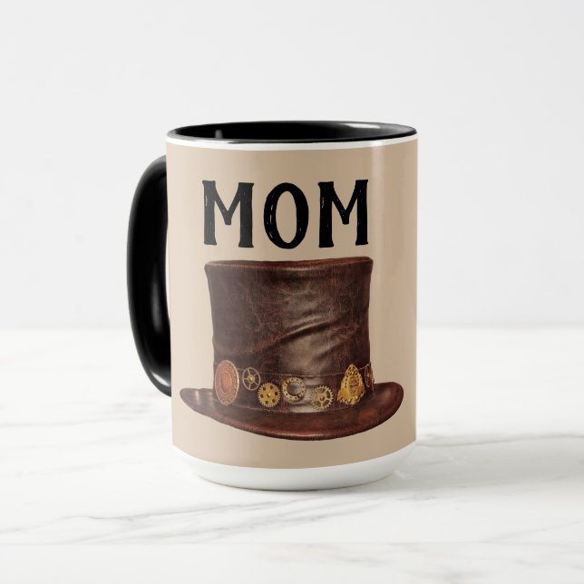 STEAMPUNK MOM COFFEE MUGS (Front Left)