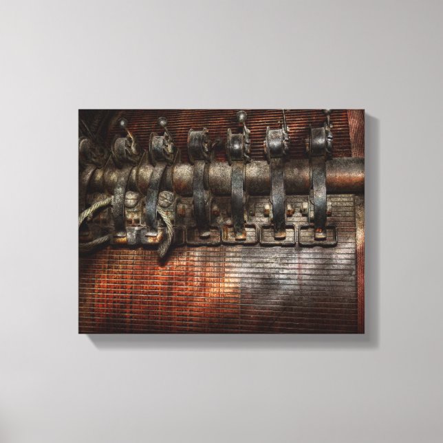 Steampunk - Motorised Canvas Print (Front)
