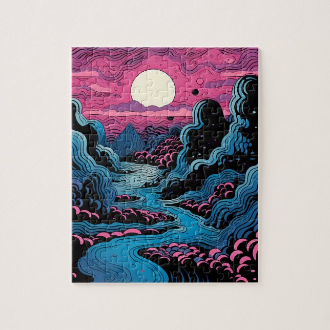 Steampunk Mountain Jigsaw Puzzle (Vertical)