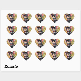 Steampunk Mouse Captain Briesnout Heart Sticker