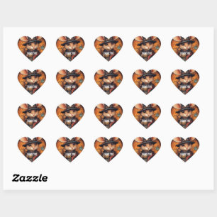 Steampunk Mouse Captain Popperwaddle Heart Sticker