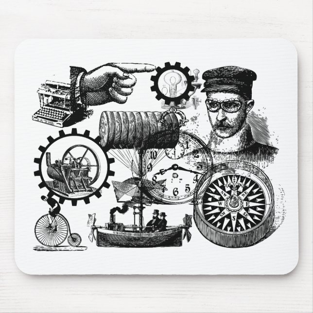 steampunk mouse mat (Front)