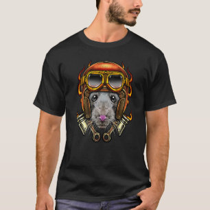 Steampunk Mouse Steam Punk  Rodent T-Shirt