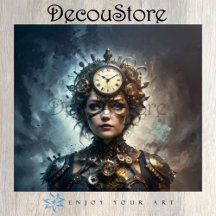Steampunk Muse Decoupage