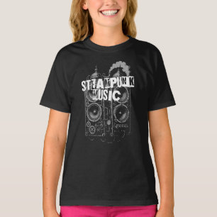 Steampunk Music Loudspeakers T-Shirt