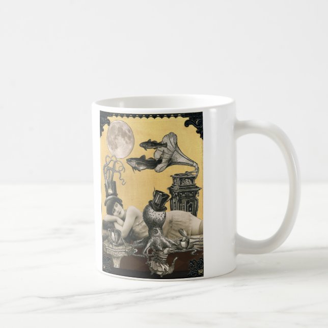 Steampunk Musical Octopus Mug (Right)