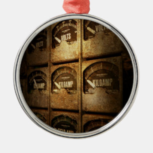 Steampunk - Naval - Electric - Power Grid Metal Tree Decoration