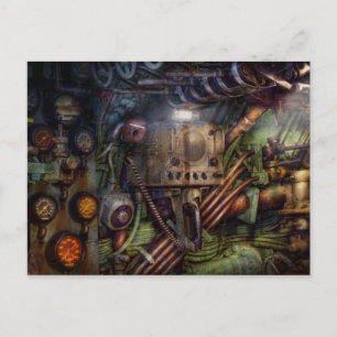 Steampunk - Naval - The comm station Postcard