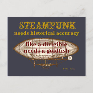 Steampunk Needs postcard