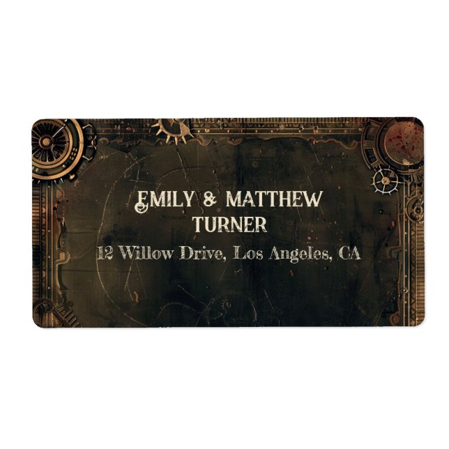 Steampunk Noir Affair Wedding (Front)