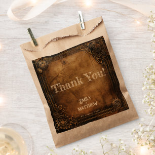 Steampunk Noir Affair Wedding Favour Bags