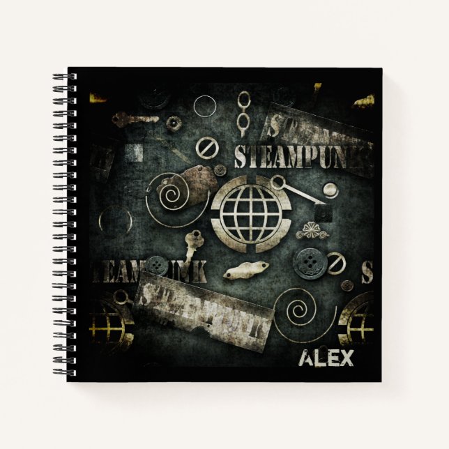 Steampunk Notebook (Front)