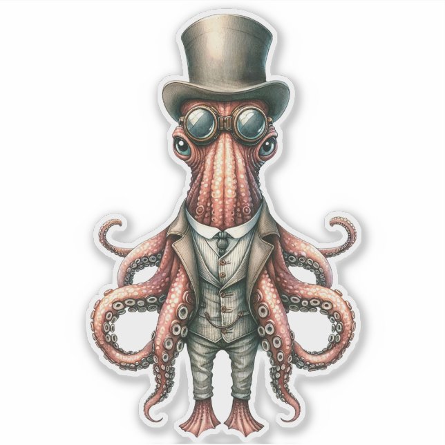 Steampunk Octopus  (Front)