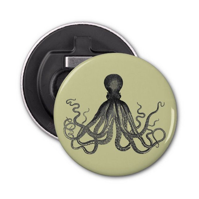 Steampunk Octopus Bottle Opener (Front)