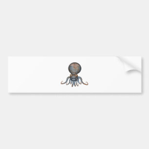 Steampunk Octopus Bumper Sticker