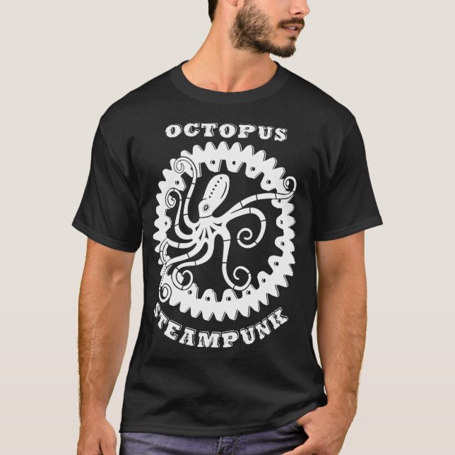 Steampunk octopus T-Shirt (Front)