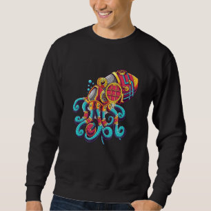 Steampunk Octopus Wildlife Sweatshirt