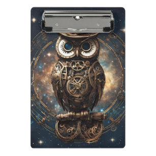 Steampunk Owl Mini Clipboard